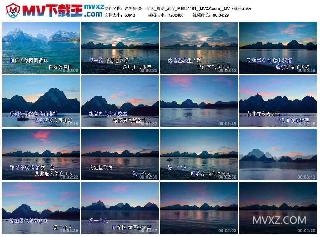 温兆伦-爱一个人_粤语_流行_ME901181